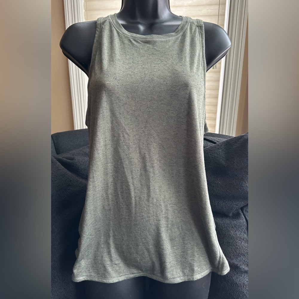 Prana women's muted green tank